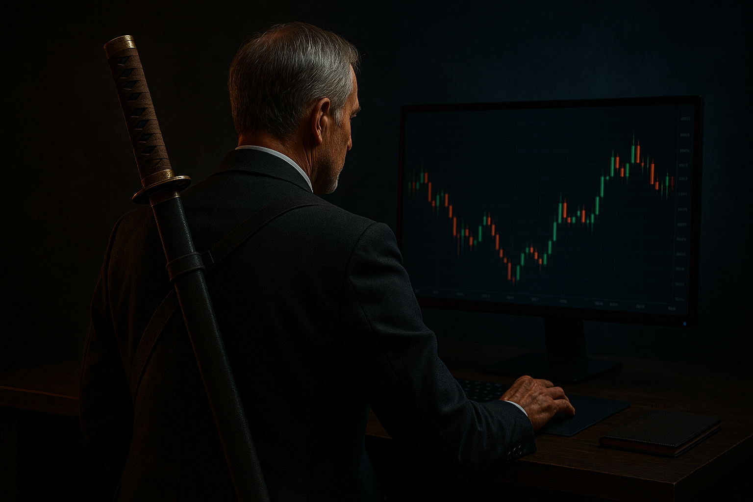 Samurai Trader grafiek analyse met trading discipline